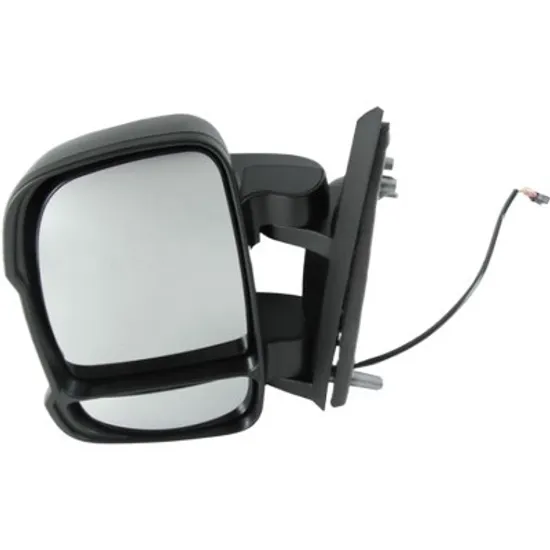 Oglinda exterioara stanga PEUGEOT BOXER 2006-> perioada 2011 2012 2013 2014 2015 2016 pana la an de fabricatie 2014, cu semnal, lungime cm 8, brat oglinda scurt, cu incalzire, pana la sarcina max 3500,