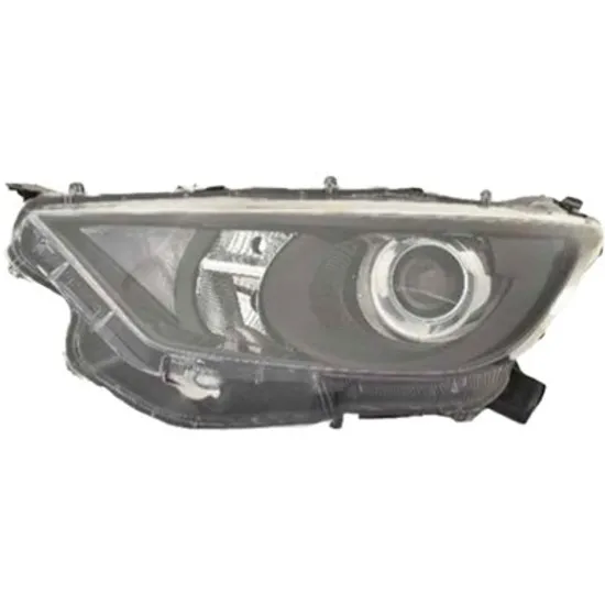 Far stanga TOYOTA YARIS 2020-> perioada 2020 2021 2022 2023 2024 2025 , fara motor reglaj, cu LED, gri fumuriu, reglaj electric, cu bec HIR2, cu bec LED, cu bec WY21W,