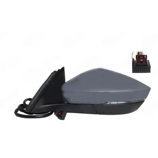 Oglinda SKODA SUPERB 3 2015-> Oglinda exterioara electrica cu incalzire cu rabatare electrica pentru vopsit. (cu semnal si lampa podea.) (11 PIN) STANGA Perioada 2019 2020 2021 2022 2023 2024