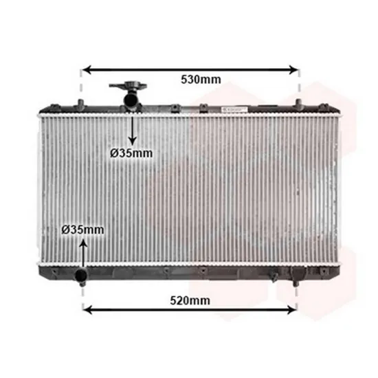 Radiator Motor SUZUKI LIANA 2001-> Radiator apa pentru 1,3 - 1,6 cu/fara aer conditionat 35x70 Perioada 2001 2002 2003 2004 2005 2006 2007