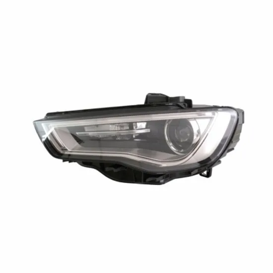 Faruri AUDI A3 8VS, 8VM SEDAN 2013->2020 Far Bi-XENON fumuriu cu Daylight LED (HELLA) STANGA Perioada 2013 2014 2015 2016