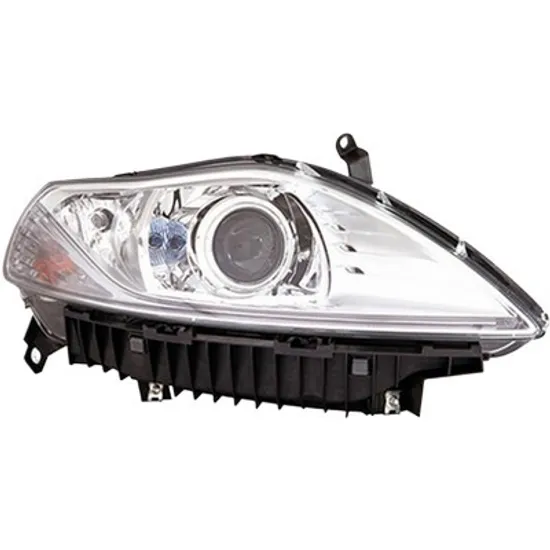 Far dreapta LANCIA YPSILON 2011-> perioada 2011 2012 2013 2014 2015 2016 , fara motor reglaj, fara unitate de control Xenon, Bi-Xenon, semnal galben transparent, cu reglaj distanta iluminare automat, cu bec D1S tub descarcare gaze