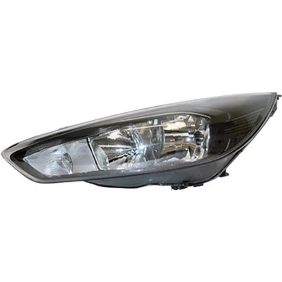 Far stanga FORD FOCUS 3 2010->2019 perioada 2010 2011 2012 2013 2014 2015 2016 2017 2018 de la an de fabricatie 10/2014, cu motor reglaj, fumuriu, semnal transparent, cu reglaj electric, cu bec H7/H1