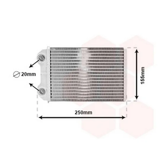 Radiator Incalzire MINI MINI COOPER R50, R53 2001->2006 Calorifer BR 200x145x32 Perioada 2001 2002 2003 2004 2005 2006