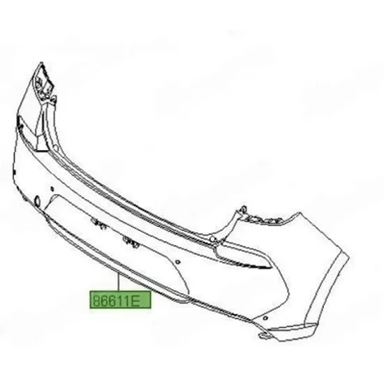 Bara Spate HYUNDAI i30 2017-> Bara spate superioara (break) (O) Perioada 2017 2018 2019 2020