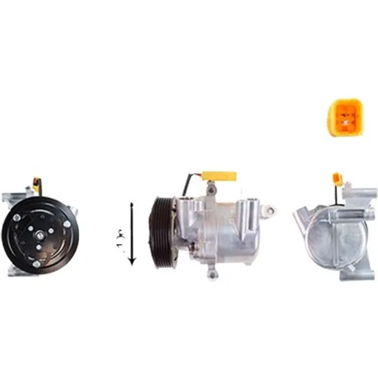 Compresor aer conditionat TOYOTA AYGO 2014-> pentru 1.0, perioada 2014 2015 2016 2017 2018 2019