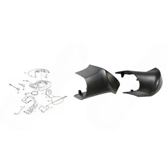 Capac Oglinda PORSCHE CAYENNE 92A 2010-> Capac Oglinda exterioara inferioara pentru vopsit (partea din spate) STANGA Perioada 2010 2011 2012 2013 2014 2015