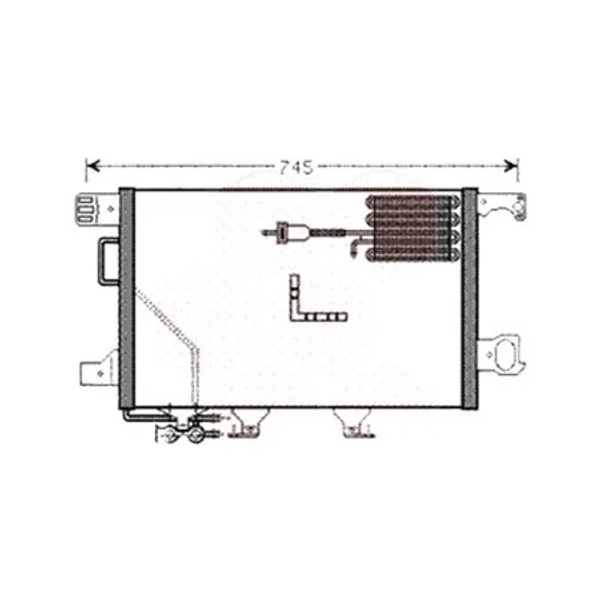 Radiator aer conditionat RENAULT CLIO 4 2012-> 1.2 TCe 120 88KW 120CP , pentru motor H5F 403 perioada 2013 2014,2015,2016,2017 2018