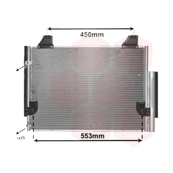 Radiator aer conditionat AUDI A3 8P1 2003->2012, A3 Sportback 8PA 2004->2013, TT Roadster 2007->2017, TT 8J3 2006->2014 pentru 3.2 V6 quattro, perioada 2003 2004 2005 2006 2007 2008 2009 2010