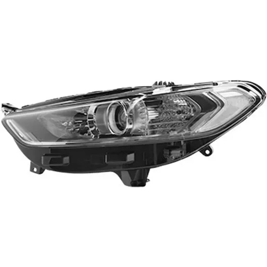 Far stanga FORD MONDEO 5 2014-> perioada 2014 2015 2016 2017 2018 2019 de la an de fabricatie 01/2019, cu motor reglaj, cu reglaj electric, cu lumina de zi, numar pini/fire 10, cu bec H15, cu bec H7