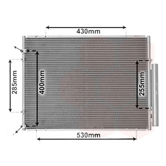 Radiator aer conditionat AUDI A3 8VS; 8VM SEDAN 2013->2020 2.0 TDI 100KW 136CP , pentru motor CRBD, CRLC perioada 2013 2014,2015,2016,2017 2018