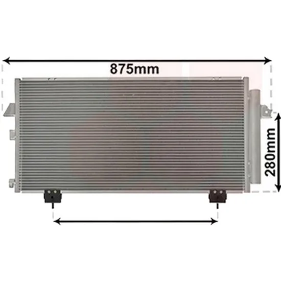 Radiator aer conditionat OPEL MERIVA A 2003->2010 pentru 1.4 16V Twinport , perioada 2004 2005 2006 2007 2008 2009 2010
