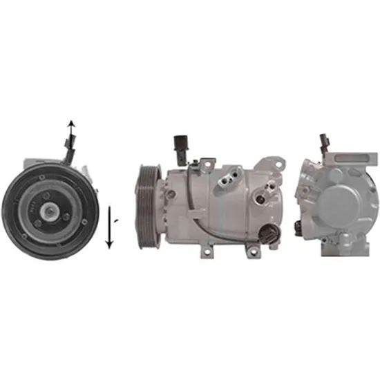 Compresor aer conditionat HYUNDAI i30 coupe 2013-> 1.6 T-GDI 137KW 186CP , pentru motor G4FJ perioada 2015 2016 2017 2018 2019 2020