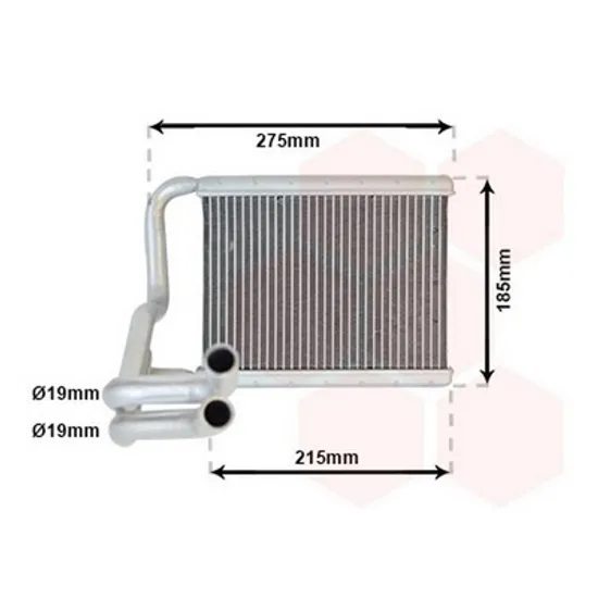 Radiator Incalzire HYUNDAI i30 2007->2012 Calorifer 150x210x27 Perioada 2007 2008 2009 2010 2011 2012