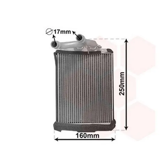 Radiator Incalzire MERCEDES M-CLASS W163 1998->2005 Calorifer (BR) (200x154x32) Perioada 1998 1999 2000 2001 2002 2003 2004 2005