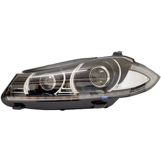 Far stanga JAGUAR XF X250 2008->2015 perioada 2009 2010 2011 2012 2013 2014 2015 cu motor reglaj, Bi-Xenon, cu reglaj distanta iluminare automat, cu bec D3S Lampa descarcare gaze, cu bec LED