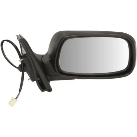 Oglinda exterioara dreapta TOYOTA COROLLA E12 2001->2007 perioada 2001 2002 2003 2004 2005 2006 2007 , mufa rotunda, numar pini 5, cu incalzire