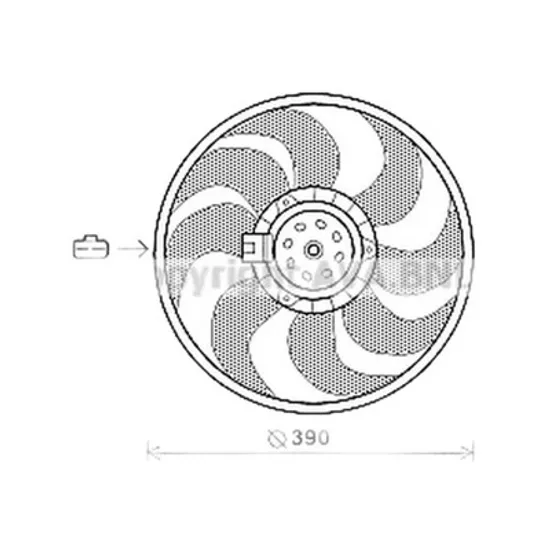 Ventilator Motor OPEL MERIVA B 2010->2017 Electroventilator complet 1,4i-16VTURBO-1,3CDT, Perioada 2010 2011 2012 2013 2014 2015 2016 2017 2018 2019 2020