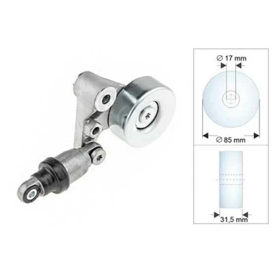 Rola ghidaj curea transmisie NISSAN PATROL 3.0 DTi -116KW/158CP- 2953cmc, pentru motor ZD30DDTi, perioada 2000,2001,2002,2003,2004,2005,2006