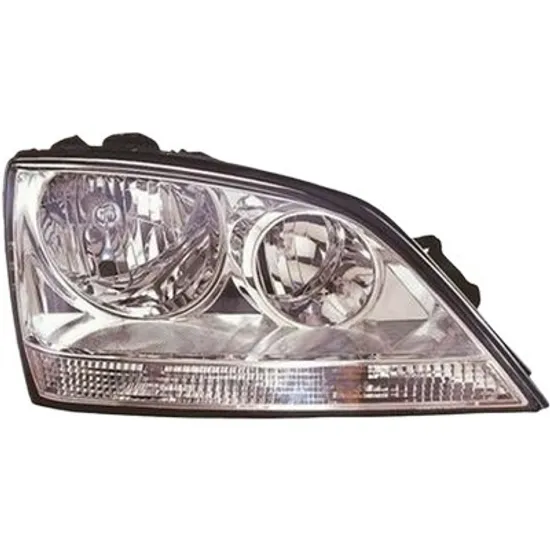 Far dreapta KIA SORENTO 1 2002->2009 perioada 2002 2003 2004 2005 2006 2007 2008 2009 pana la an de fabricatie 04/2006, cu motor reglaj, semnal alb, cu reglaj electric, cu bec H7/H1