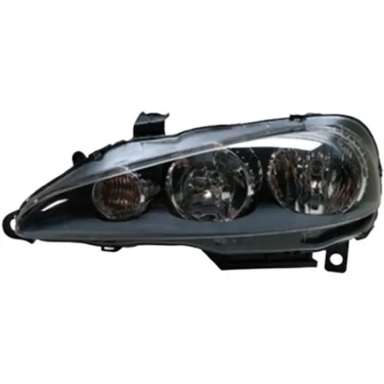 Far stanga ALFA ROMEO 147 2000->2010 perioada 2001 2002 2003 2004 2005 2006 2007 2008 2009 2010 de la an de fabricatie 10/2006, cu motor reglaj, semnal fumuriu, cu reglaj electric, cu bec H7/H1