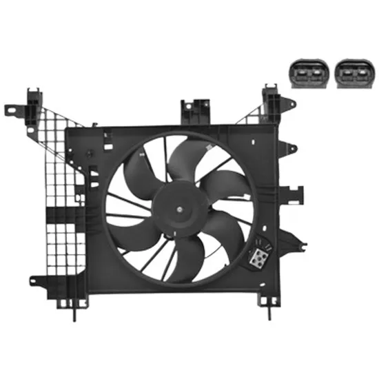 Ventilator motor DACIA DUSTER 2010->2018 pentru 1.6 16V Hi-Flex, perioada 2010 2011 2012 2013 2014 2015 2016 2017 2018