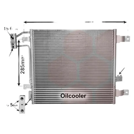 Radiator aer conditionat HONDA CIVIC 9 2011-> pentru 1.6, perioada 2011 2012 2013 2014 2015 2016