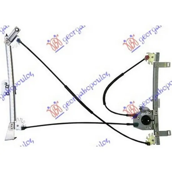 Macara Usa CITROEN C3 Pluriel 2003-> Macara usa pentru 3 usi electrica (fara motor) (EURO) dreapta Perioada 2003 2004 2005 2006 2007 2008 2009 2010