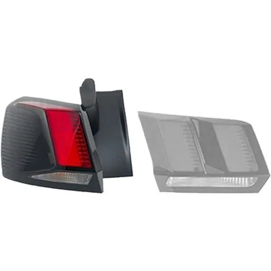 Lampa stop spate stanga PEUGEOT 3008 2016-> perioada 2016 2017 2018 2019 2020 2021 , rosu/negru, exterior, cu bec LED