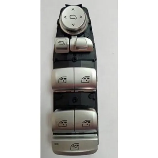 Buton oglinda BMW 3 G20 2018-> Panou butoane oglinzi fata cu rabatare electrica (argintiu button) ( pentru 4 usi (11pin) STANGA Perioada 2018 2019 2020 2021 2022
