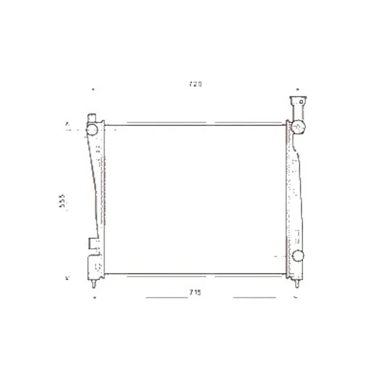 Radiator apa JEEP GRAND CHEROKEE 4 2010->2020 pentru 6.4 SRT8 4x4, perioada 2011 2012 2013 2014 2015 2016