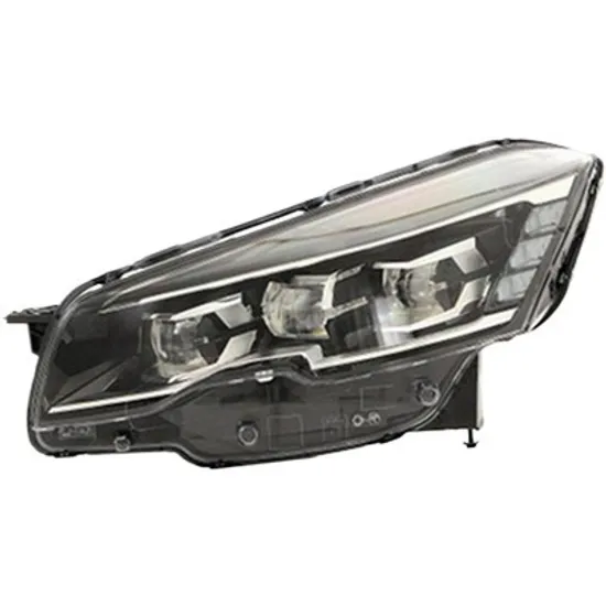 Far stanga PEUGEOT 508 1 2010->2018 perioada 2010 2011 2012 2013 2014 2015 2016 2017 2018 de la an de fabricatie 07/2014, fara motor reglaj, semnal transparent, pentru vehicule cu control adaptiv a fazei lungi, cu reglaj electric, cu bec LED