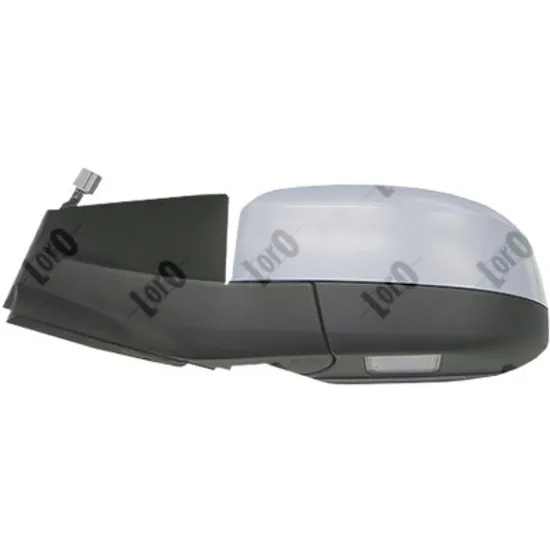 Oglinda exterioara stanga FORD MONDEO 4 2007->2015 perioada 2009 2010 2011 2012 2013 2014 2015 pana la an de fabricatie 09/2010, cu lampa podea, cu lumini de pozitie, cu incalzire, cu memorie, rabatare electrica, prevopsit grund,