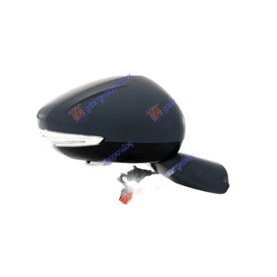 Oglinda CITROEN C4 Picasso 2 2013-> Oglinda exterioara electrica cu incalzire cu rabatare electrica pentru vopsit (cu semnal si lampa inferioara dreapta, Perioada 2014 2015 2016 2017 2018