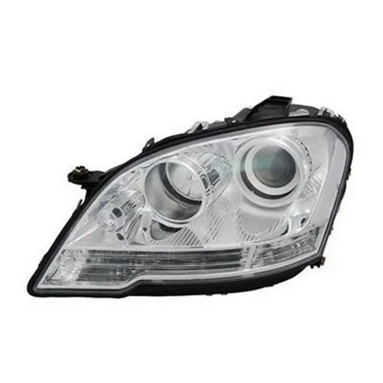 Far stanga MERCEDES M-CLASS W164 2005->2011 perioada 2005 2006 2007 2008 2009 2010 2011 de la an de fabricatie 07/2008, cu motor reglaj, semnal transparent, cu reglaj electric, cu bec H7/H7