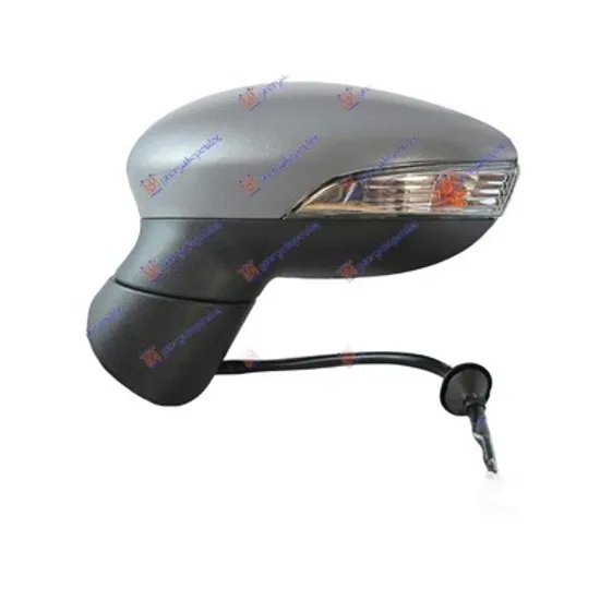 Oglinda FORD FIESTA 5 JH 2008->2017 Oglinda exterioara electrica cu incalzire rabatabila electrica pentru vopsit cu semnal stanga Perioada 2013 2014 2015 2016 2017