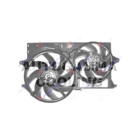 Ventilator Motor PEUGEOT EXPERT 1996->2006 Electroventilator complet dublu diesel /benzina, Perioada 1995 1996 1997 1998 1999 2000 2001 2002 2003 2004 2005 2006