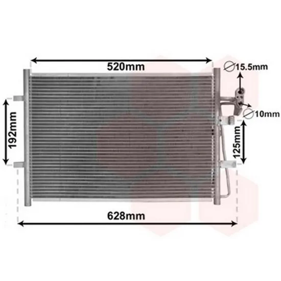 Radiator Aer Conditionat MAZDA 3 BL 2008->2013 Radiator aer conditionat 1.6 - 2.0 diesel (56,7x34,5) 2009-> Perioada 2009 2010 2011 2012 2013 2014