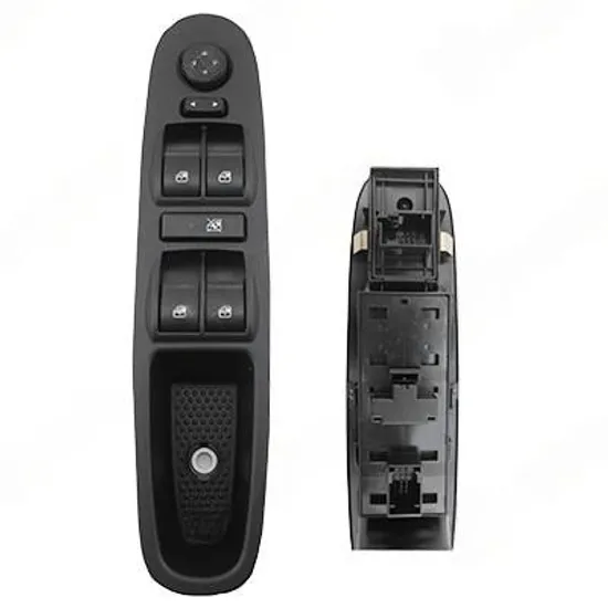 Buton oglinda FIAT PUNTO EVO 199 2008-> Panou butoane oglinzi fata cu rama pentru 4 usi (16pin) STANGA Perioada 2008 2009 2010 2011 2012 2013