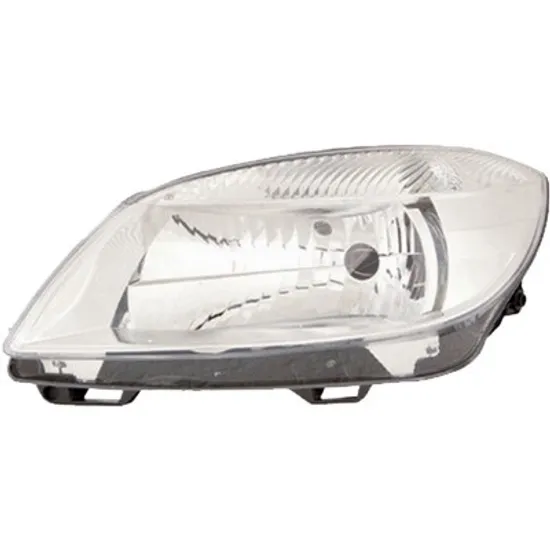 Far stanga SKODA ROOMSTER 2006->2015 perioada 2010 2011 2012 2013 2014 2015 , cu motor reglaj, cu reglaj electric, cu bec H4