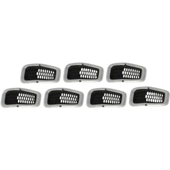 Grila radiator JEEP CHEROKEE 2013-> perioada 2013 2014 2015 2016 2017 2018 pana la an de fabricatie 2018, cromat