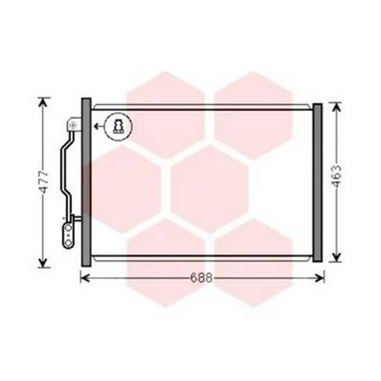 Radiator Aer Conditionat MERCEDES S-CLASS W221 2005->2013 Radiator aer conditionat benzina/ diesel (69x43) Perioada 2005 2006 2007 2008 2009 2010 2011 2012 2013