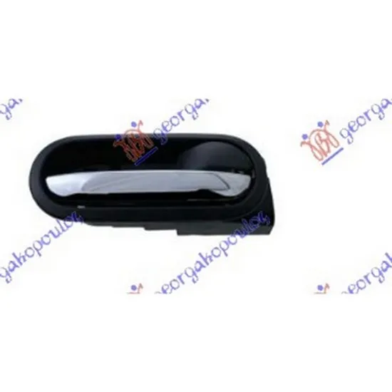 Maner Usa MAZDA CX-7 2006->2013 Maner usa spate interior cromat/negru dreapta Perioada 2006 2007 2008 2009 2010 2011 2012 2013 2014