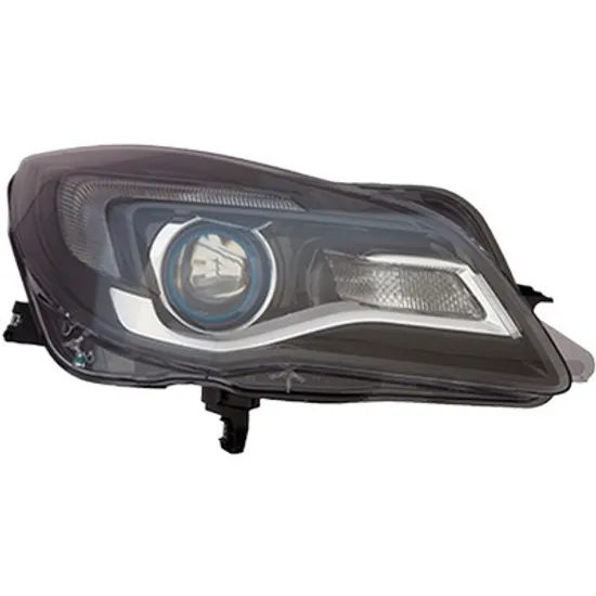 Far dreapta OPEL INSIGNIA A 2008->2017 perioada 2008 2009 2010 2011 2012 2013 2014 2015 2016 2017 de la an de fabricatie 09/2013, cu motor reglaj, fumuriu, cu reglaj electric, cu lumina de zi, cu bec HIR2, cu bec PY21W,
