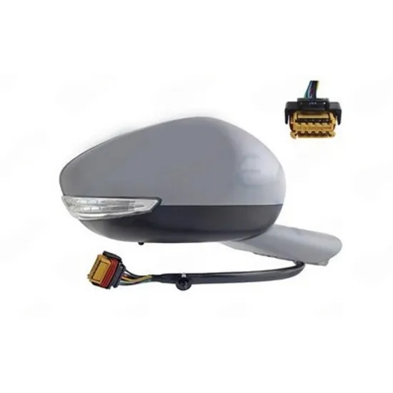 Oglinda PEUGEOT 508 1 2010->2018 Oglinda exterioara electrica cu incalzire cu rabatare electrica pentru vopsit (cu semnal LED si senzor) 10 PIN DREAPTA Perioada 2015 2016 2017 2018