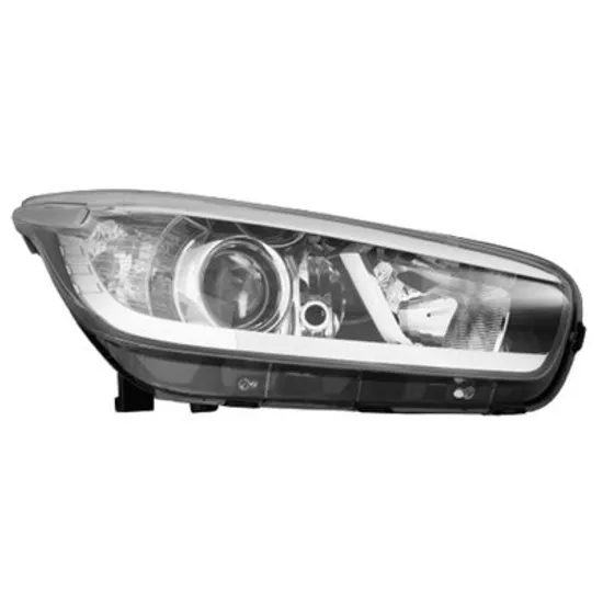Faruri KIA PRO CEED 2008->2013 Far reglaj electric negru (E) (cu motor) (TYC) dreapta Perioada 2008 2009 2010 2011 2012 2013 2014 2015