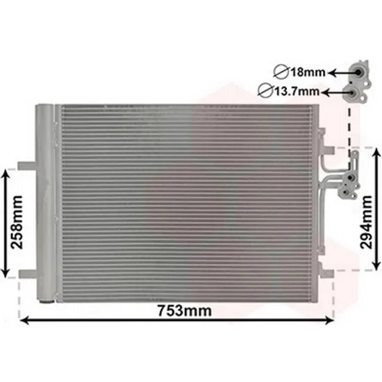 Radiator Aer Conditionat VOLVO S60 2 2010->2018 Radiator aer conditionat 1.6/2,0 D2 2.0 D3 D4204T9 Perioada 2010 2011 2012 2013 2014 2015