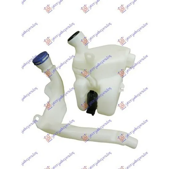 Vas Spalator PEUGEOT 207 2006->2015 Vas lichid stropitor parbriz cu motor, Perioada 2006 2007 2008 2009 2010 2011 2012