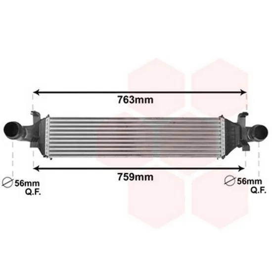 Intercooler MERCEDES CLA C117 2013->2019 Radiator intercooler benzina/ diesel (625x145) Perioada 2013 2014 2015 2016 2017 2018
