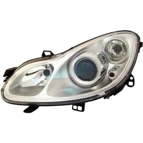 Far stanga SMART FORTWO cupe 451 2007->2014 perioada 2010 2011 2012 cu motor reglaj, semnal transparent, cu reglaj electric, cu bec H7/H7